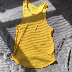 ribbed tank top (yellow)